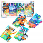 Mäkké knižky s chvostíkmi – 4 kusy Mäkké knižky s chvostíkmi – 4 kusy