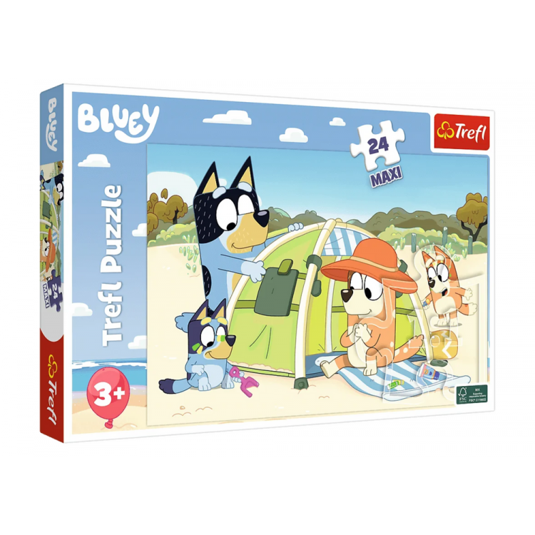 Maxi Puzzle Bluey's Wonderful Day - 24 dielikov, Trefl 14357