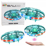 Ručne ovládaný dron Ufo – tyrkysová Ručne ovládaný dron Ufo – tyrkysová