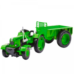 Kovový zelený traktor 1:18