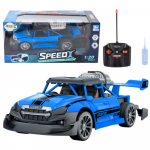 RC Auto s efektom dymu 1:20, modrá