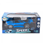 RC Auto s efektom dymu 1:20, modrá