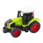 Traktor s poľnohospodárskym lisom - zelený