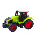 Traktor s prívesom a lisom na seno