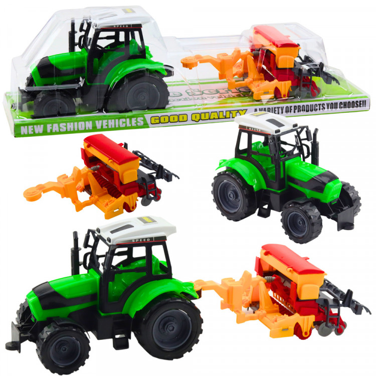 Traktor so sejačkou