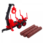 Traktor s prívesom HDS na drevo