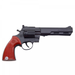 Hračkársky revolver s uzáverom, zvuk – čierna