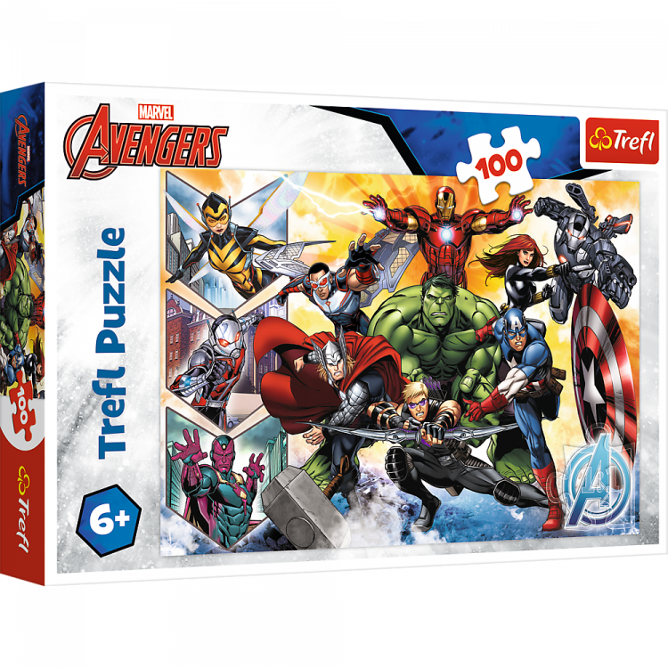 Puzzle Avengers Power – 100 dielikov, Trefl 16431