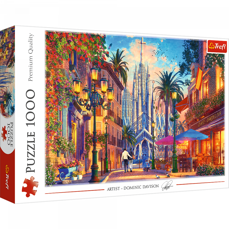 Puzzle Barcelona, ​​​​Španielsko – 1000 dielikov, Trefl 10793