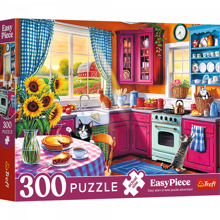 Puzzle EasyPiece Ráno v kuchyni – 300 dielikov