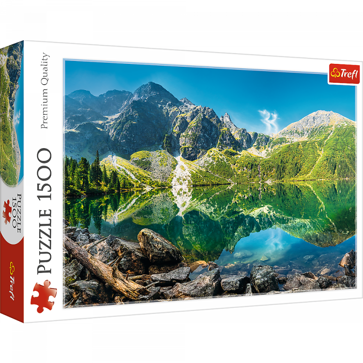 Puzzle Jazero Morské Oko v Tatrách, Poľsko – 1500 dielikov