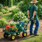 Záhradný prepravný vozík – oceľový 200kg