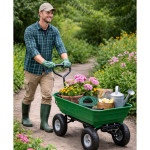 Záhradný prepravný vozík – naklápací 120kg