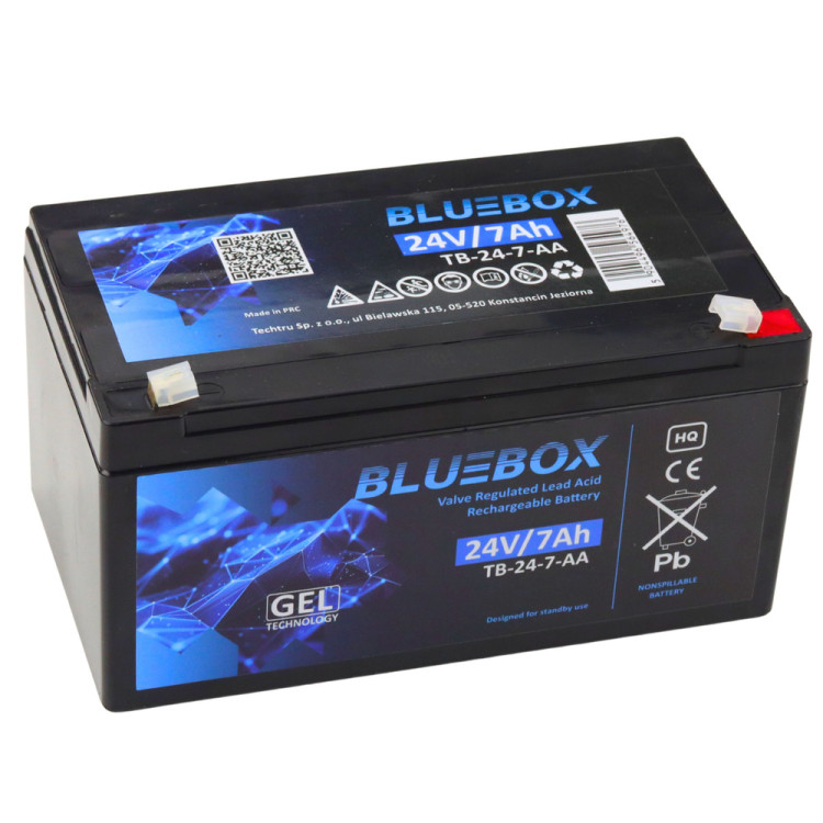 Gélová batéria BLUEBOX VRLA AGM 24V7Ah Gélová batéria BLUEBOX VRLA AGM 24V7Ah