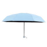 Skladací vreckový dáždnik s UV ochranou UPF 50+, 90cm – svetlo modrý