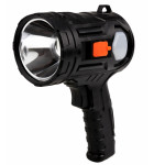 LED solárna baterka – 6 režimov, powerbanka, 19cm