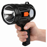 LED solárna baterka – 6 režimov, powerbanka, 19cm