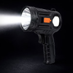 LED solárna baterka – 6 režimov, powerbanka, 19cm