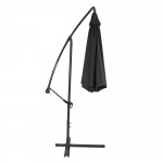 Bočný záhradný slnečník s nastaviteľným sklonom – 350 x 250 cm, antracitový