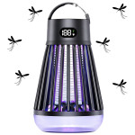 Elektrická lampa na komáre s UV svetlom - čierna