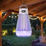 Elektrická lampa na komáre s UV svetlom - biela