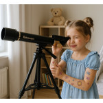 Vzdelávací astronomický ďalekohľad, hliníkový statív, 1,35 m Vzdelávací astronomický ďalekohľad, hliníkový statív, 1,35 m