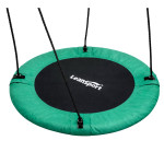 Záhradná hojdačka 2v1 – biely rám 210x170 cm