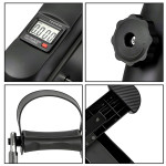 Mini rotoped s LCD displejom 2v1 – čierny