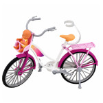 Bábika Anlily na bicykli s bábätkom Bábika Anlily na bicykli s bábätkom
