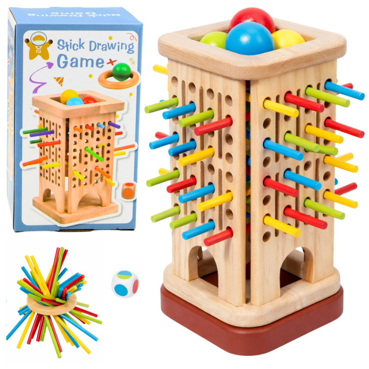 Drevená vzdelávacia hra – 37ks.