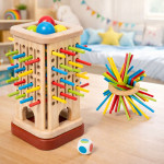 Drevená vzdelávacia hra – 37ks.