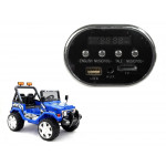 Hudobný panel pre elektrické autíčko s batériou policajné Jeep S618 Hudobný panel pre elektrické autíčko s batériou policajné Jeep S618