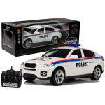 Policajné auto na diaľkové ovládanie R/C biele 1:14 RTR