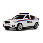 Policajné auto na diaľkové ovládanie R/C biele 1:14 RTR