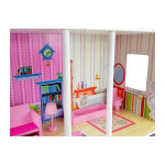 Drevený dvojposchodový domček pre bábiky