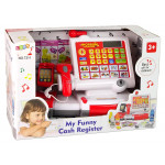 Pokladňa s príslušenstvom - červená