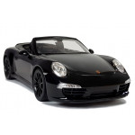 Auto Porshe 911 Carrera S Rastar na diaľkové ovládanie 1:12 R/C čierna RTR