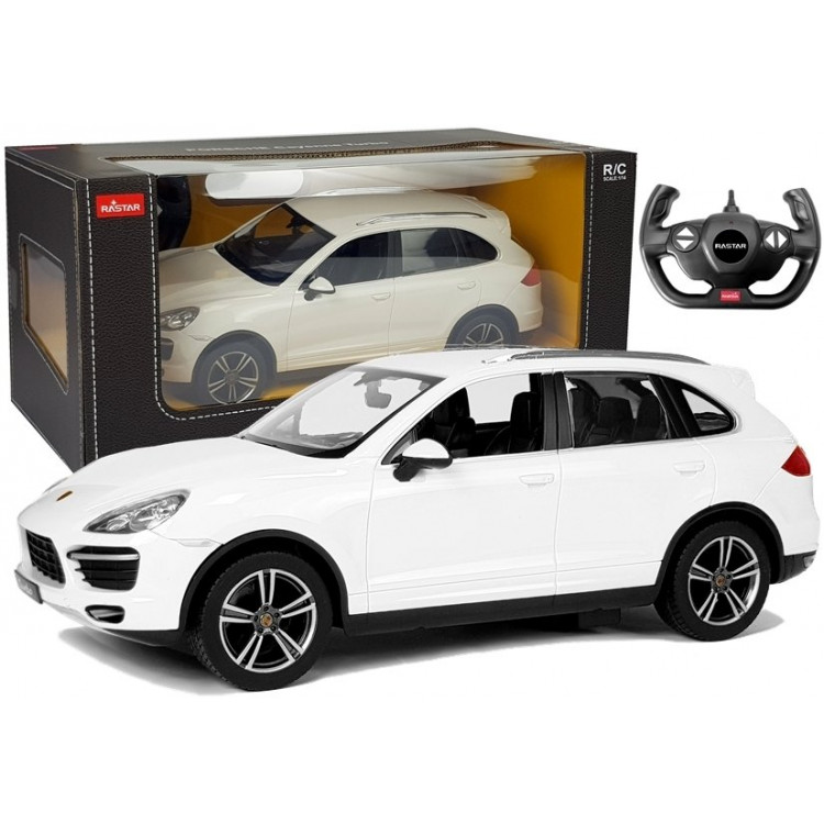 Porsche Cayenne Rastar R/C 1:14 biele RTR