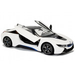 Auto BMW i8 Rastar na diaľkové ovládanie 1:14 R/C biela RTR