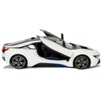 Auto BMW i8 Rastar na diaľkové ovládanie 1:14 R/C biela RTR