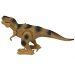 Dinosaurus Tyrannosaurus Rex na batérie -hnedý