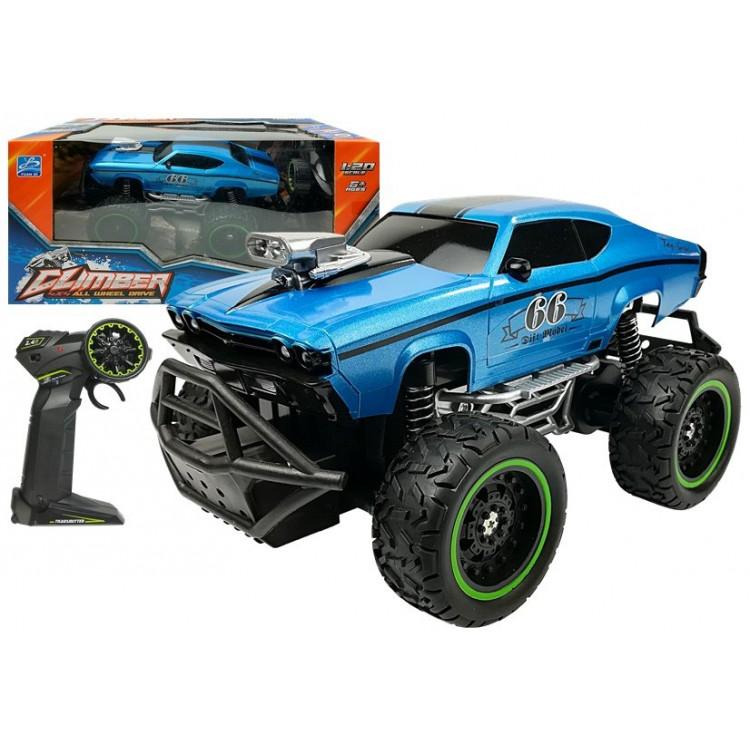 RC Auto na diaľkové ovládanie High Wheels 1:20 - modrá