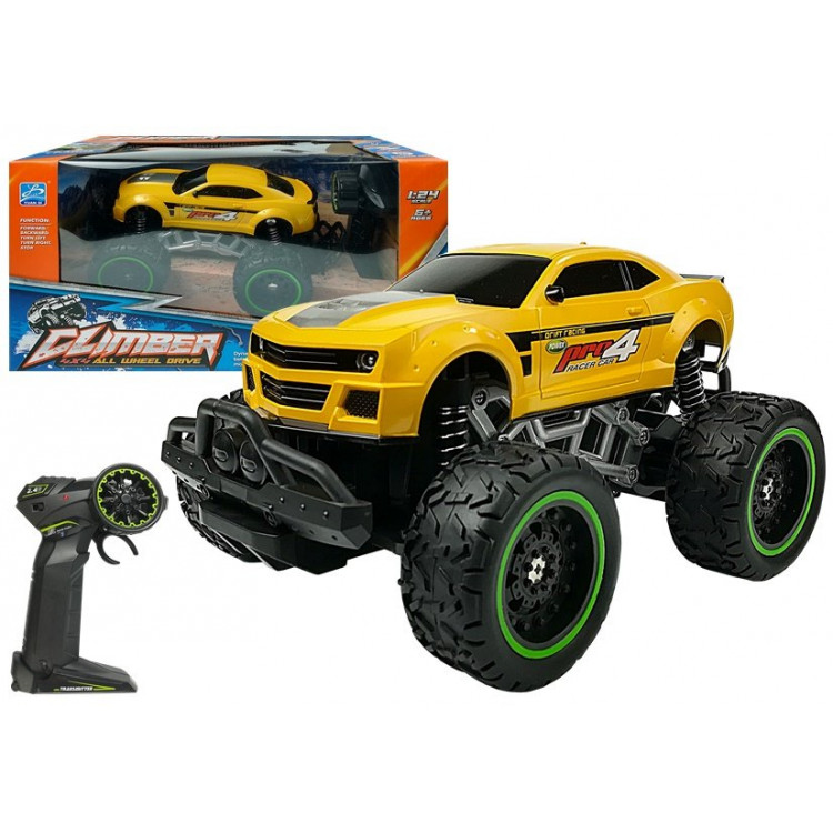 Terénne auto na diaľkové ovládanie 1:24 RC - žlté