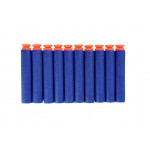 Penové náboje s prísavkami 40 kusov modré