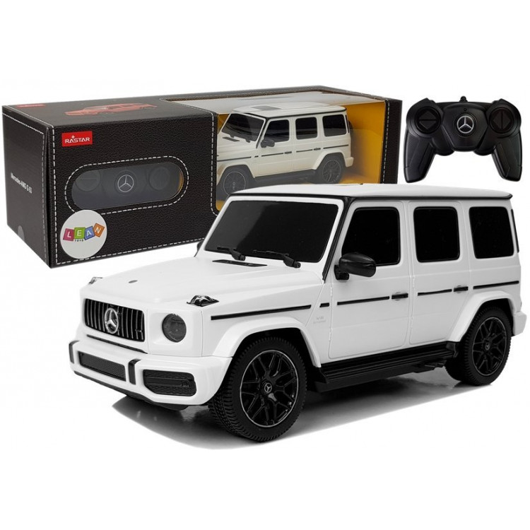 RC Auto Mercedes AMG G63 na diaľkové ovládanie 1:24 2,4G – biele