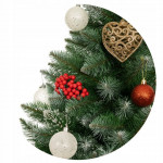 Umelý vianočný stromček malý dekoratívny zelený 50cm Premium