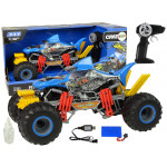 Auto Off-Road Shark na diaľkové ovládanie 1:10 2,4Ghz 15km/hod modrá