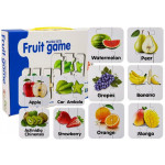 Edukačné puzzle ovocie s anglickými nápismi