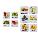 Edukačné puzzle ovocie s anglickými nápismi