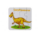 Edukačné puzzle dinosaury